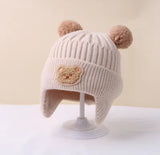 Baby Wool Bear Hat