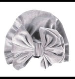 Baby Velvet Turban Bow Knot Cap