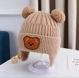 Baby Wool Bear Hat