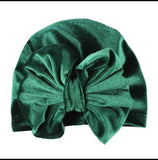 Baby Velvet Turban Bow Knot Cap
