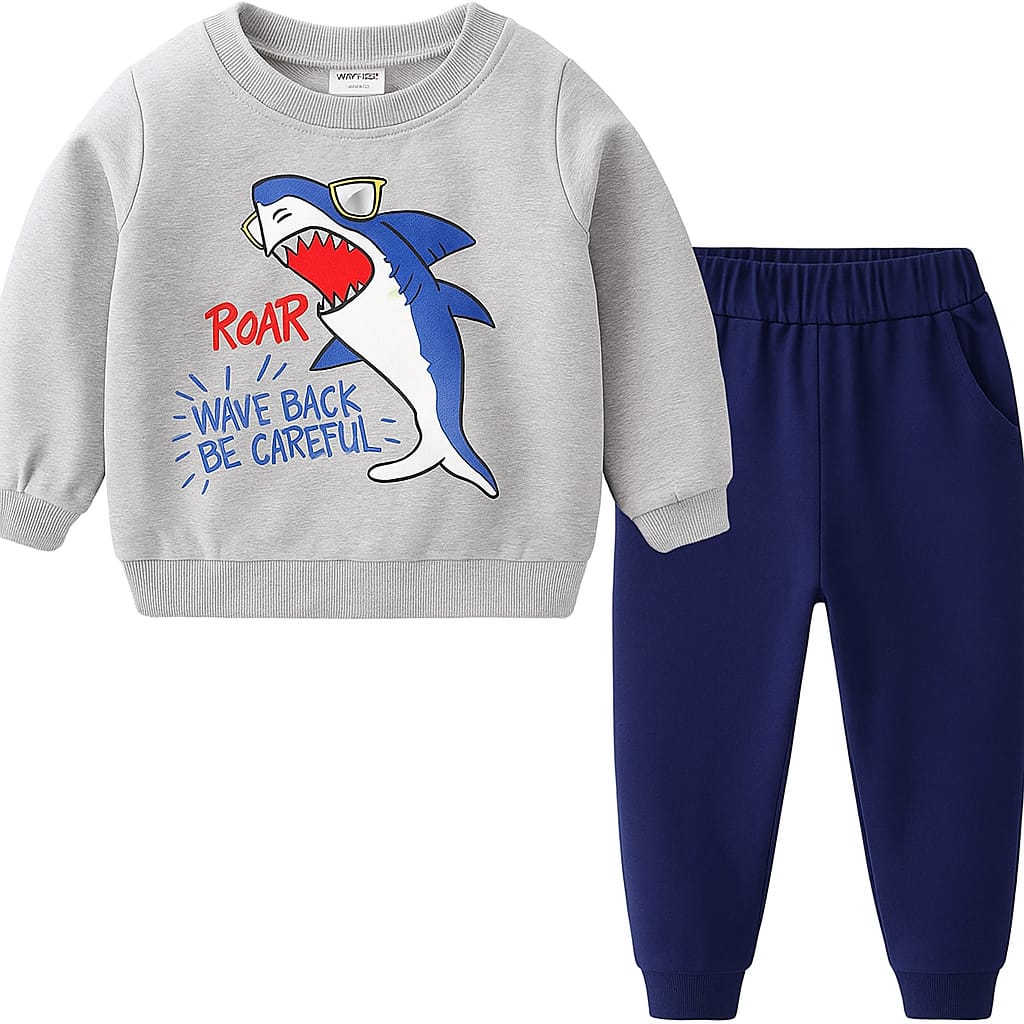 Baby Shark Sweatshirt & Trouser Set (2pcs)