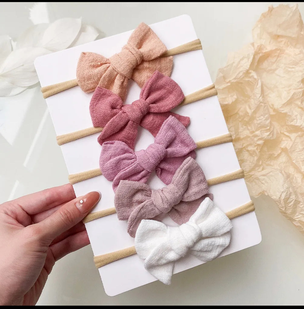 5pcs/Set Soft Cotton Baby Headband