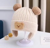 Baby Wool Bear Hat