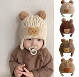 Baby Wool Bear Hat