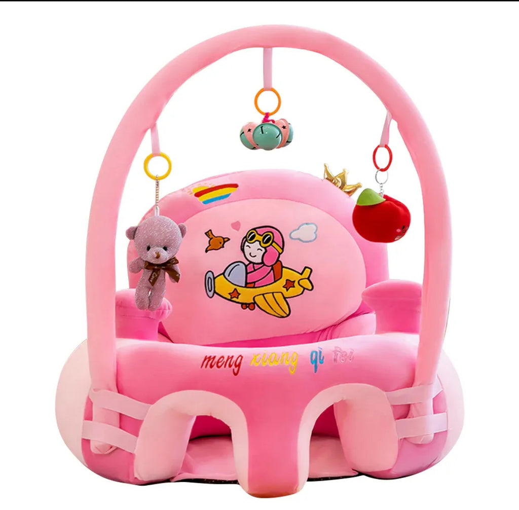Baby Sofa Support Seat With Hanging Toys