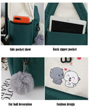 4 pcs Multi Purpose Backpack/School Bag/Travel Bag