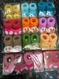 3D Cartoon Knitted Socks (Pack of 3)