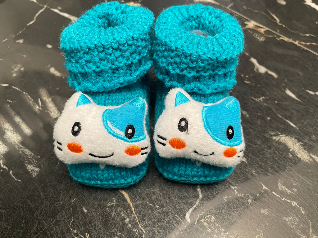 3D Cartoon Knitted Socks (Pack of 3)