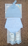 3 piece Set (Hat+Bib+Socks)