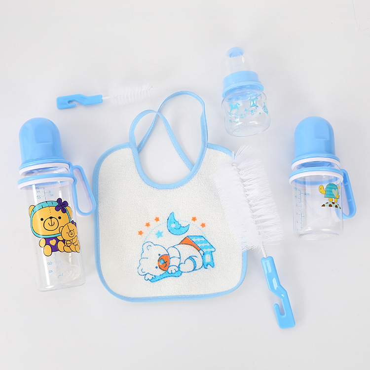 5Pcs Newborn Anti-Flatulence Feeding Bottle Set