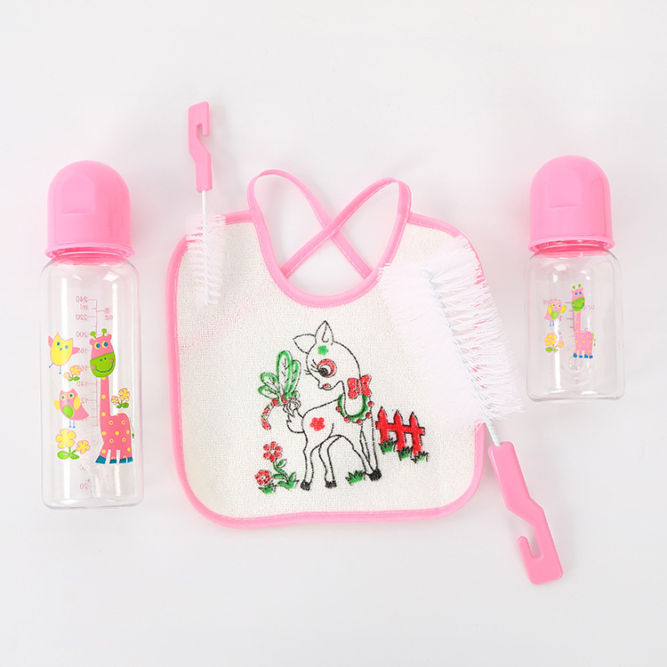5Pcs Newborn Anti-Flatulence Feeding Bottle Set