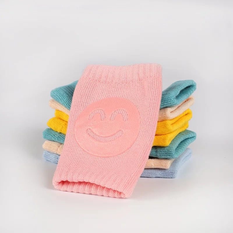 Baby Infant Crawling Smiley Knee Pads (Pack of 4)