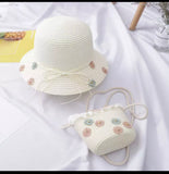 Beach Straw Hat+Bag