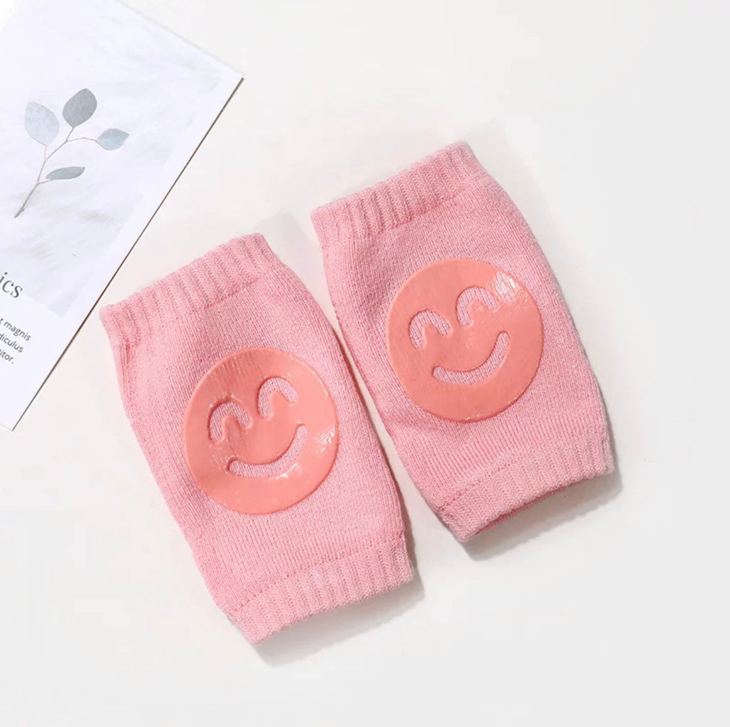 Baby Infant Crawling Smiley Knee Pads (Pack of 4)