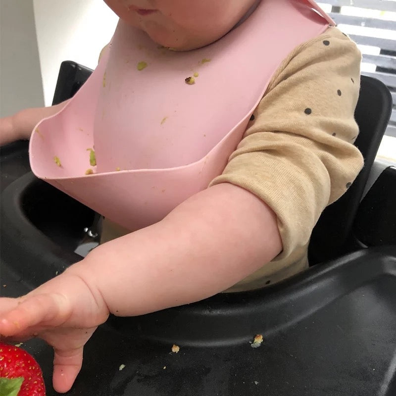 Baby Silicone Bib (Pack of 5)