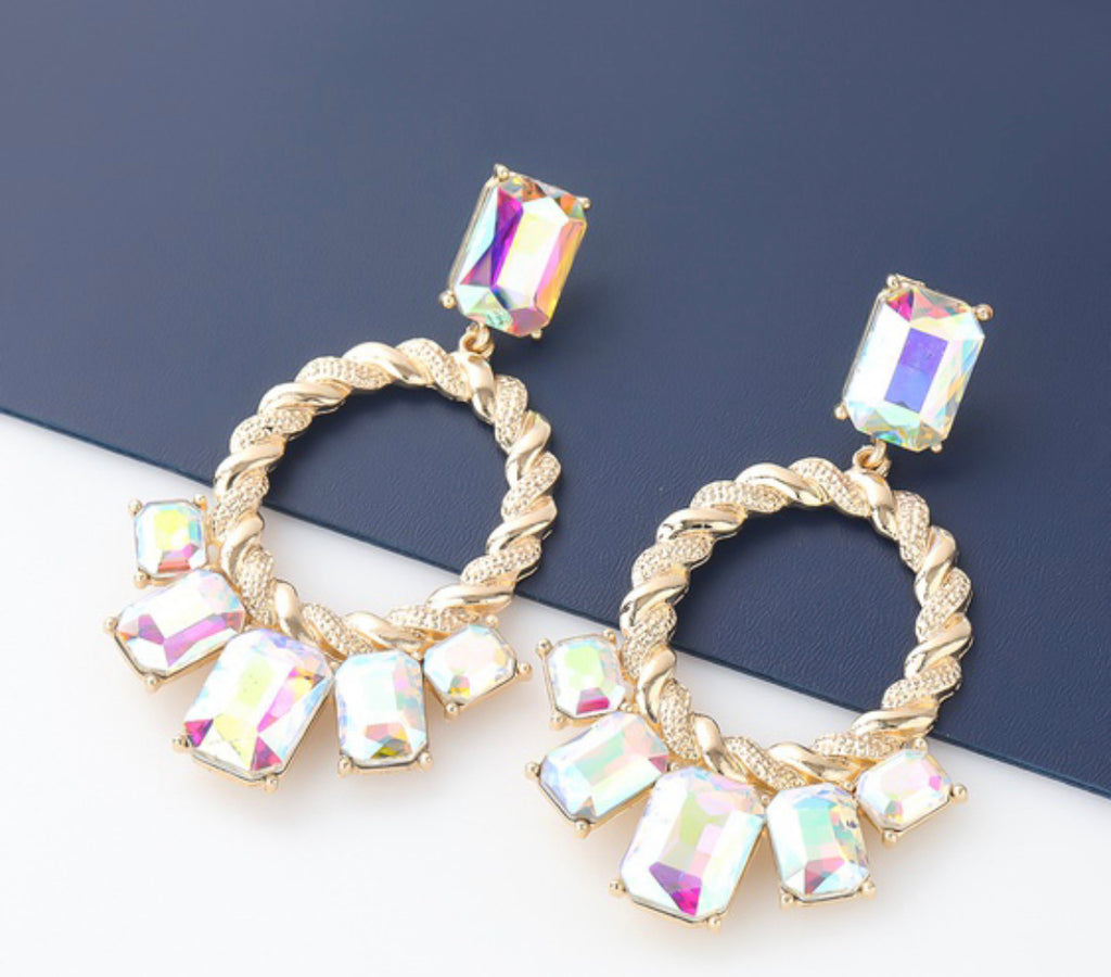 Alloy Diamond Earring
