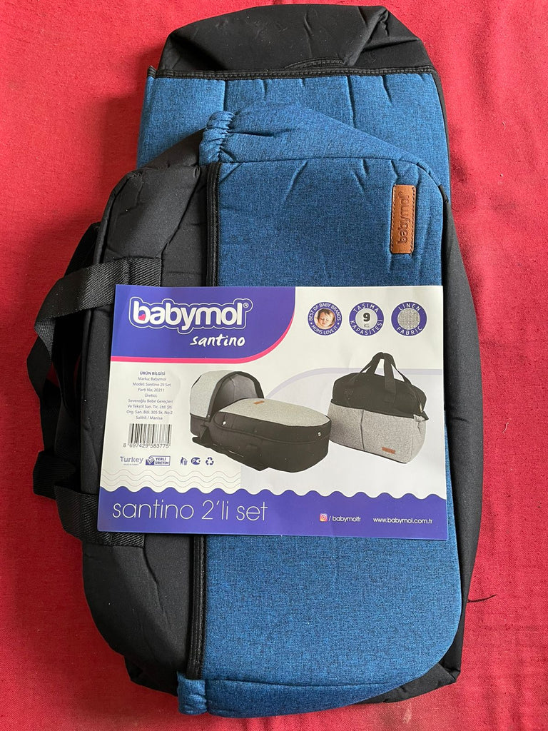 Babymol Santino Carry Bag and Diaper Bag (Pack Of 2)