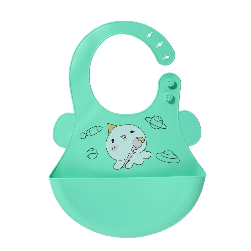 Baby Silicone Bib (Pack of 3)