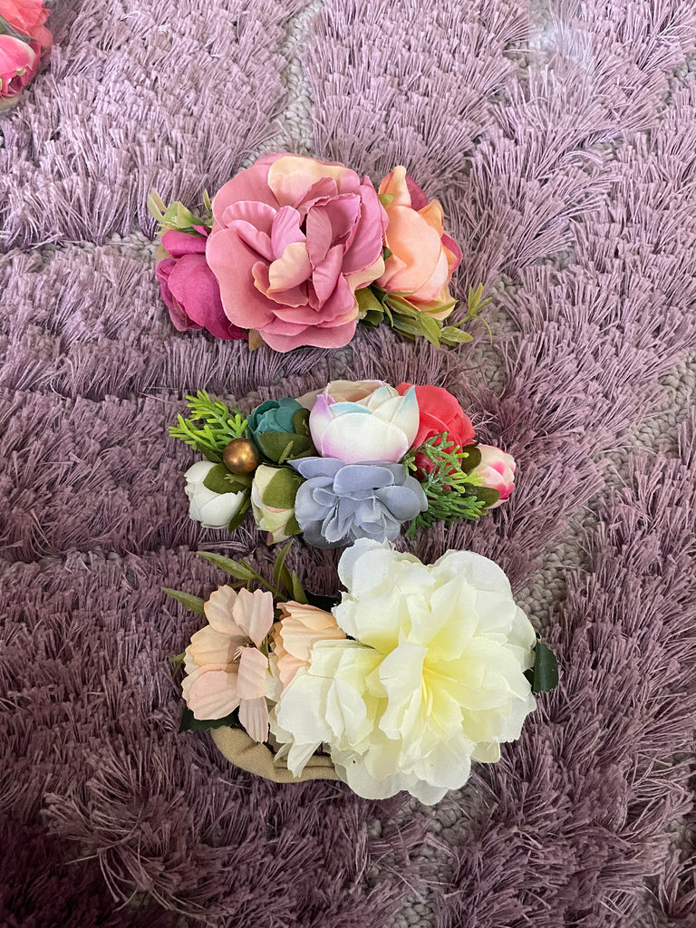 3D Floral Headband Set (3pcs)