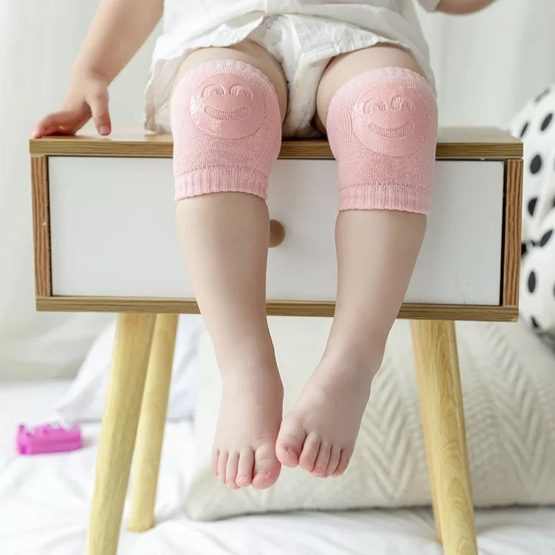 Baby Infant Crawling Smiley Knee Pads (Pack of 4)