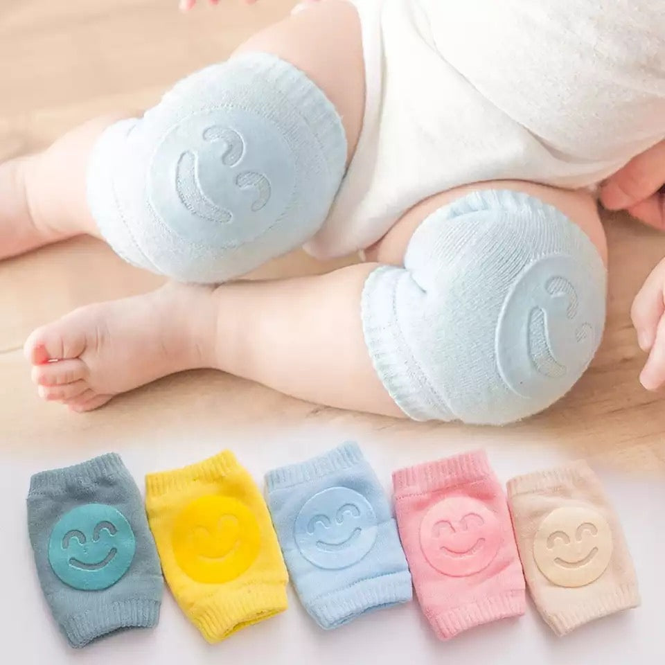 Baby Infant Crawling Smiley Knee Pads (Pack of 4)