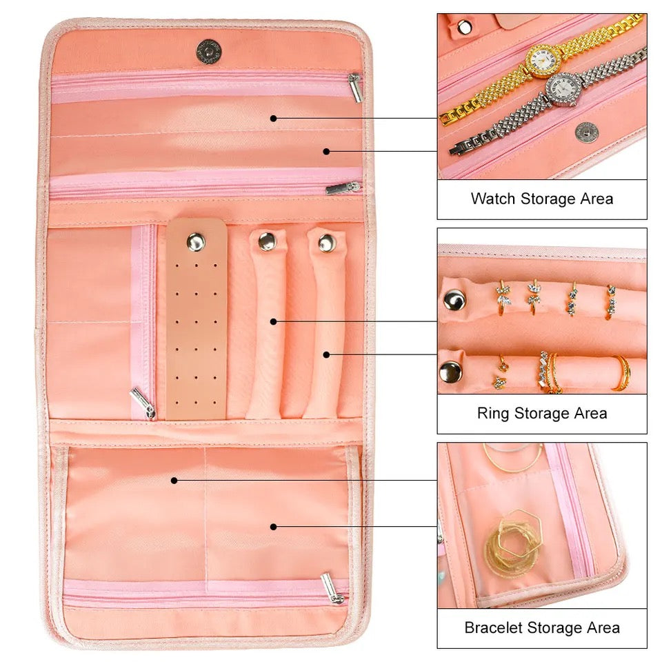 Anti-Oxidation Jewelry Storage Bag Travel Case