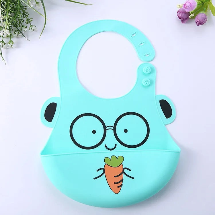 Baby Silicone Bib Set (3pcs)
