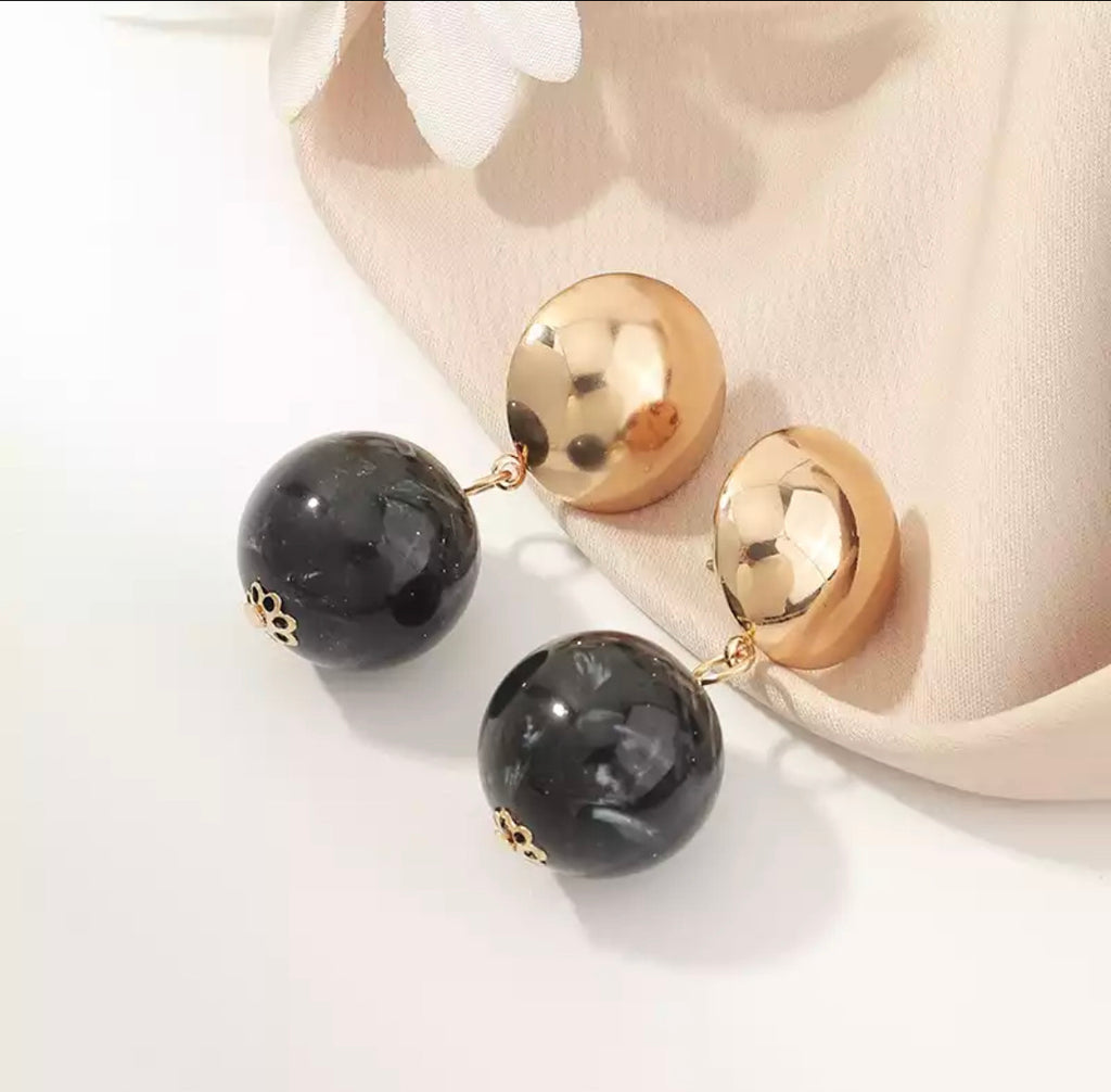 Acrylic Circle Earrings