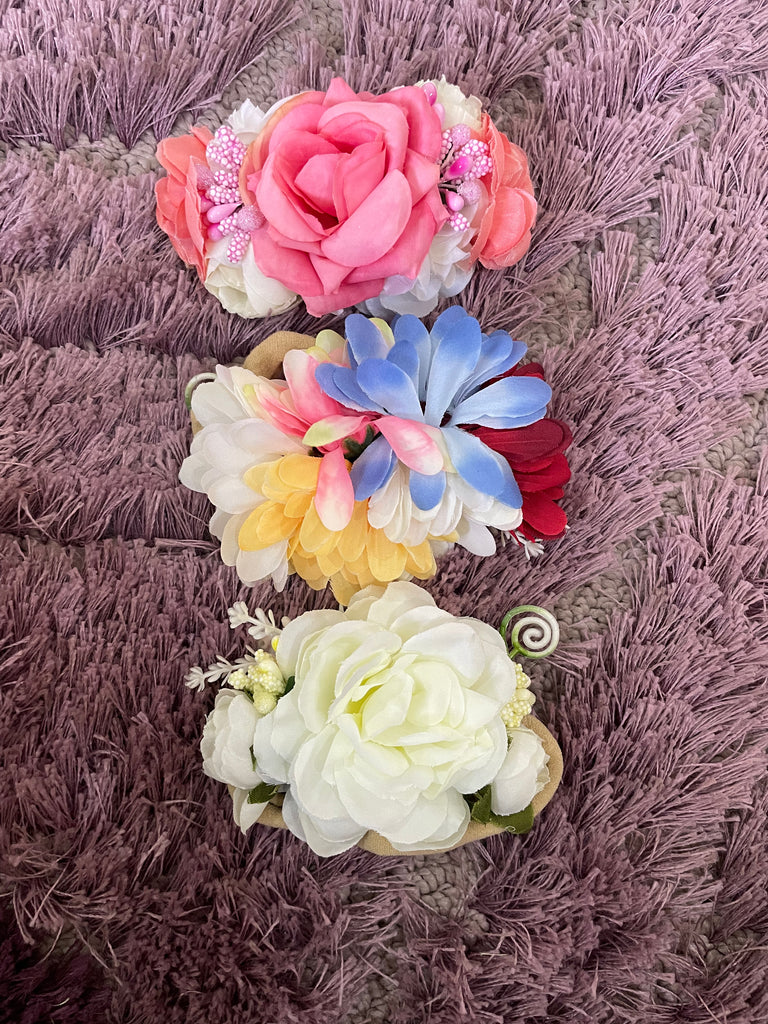 3D Floral Headband Set (3pcs)