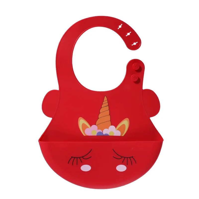 Baby Silicone Bib (Pack of 3)