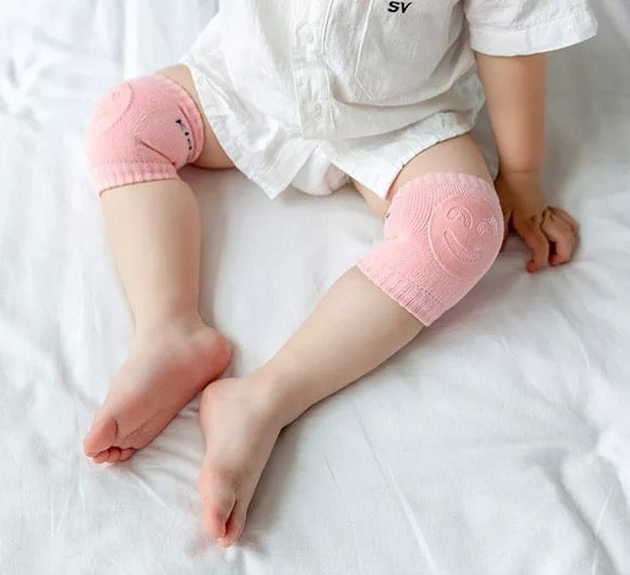 Baby Infant Crawling Smiley Knee Pads (Pack of 4)