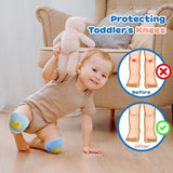 Baby Infant Crawling Smiley Knee Pads (Pack of 4)