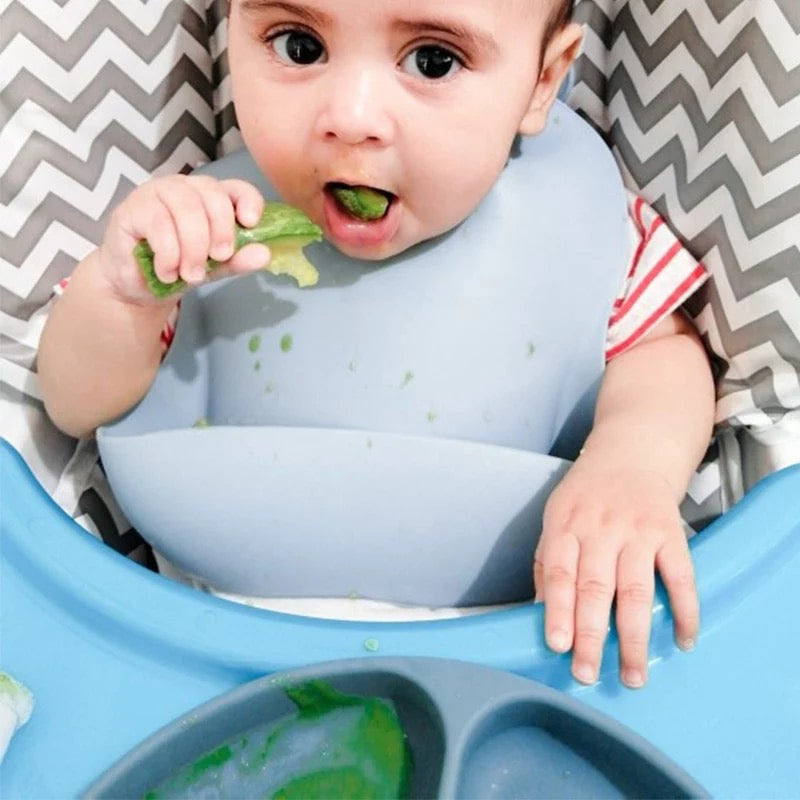 Baby Silicone Bib (Pack of 5)
