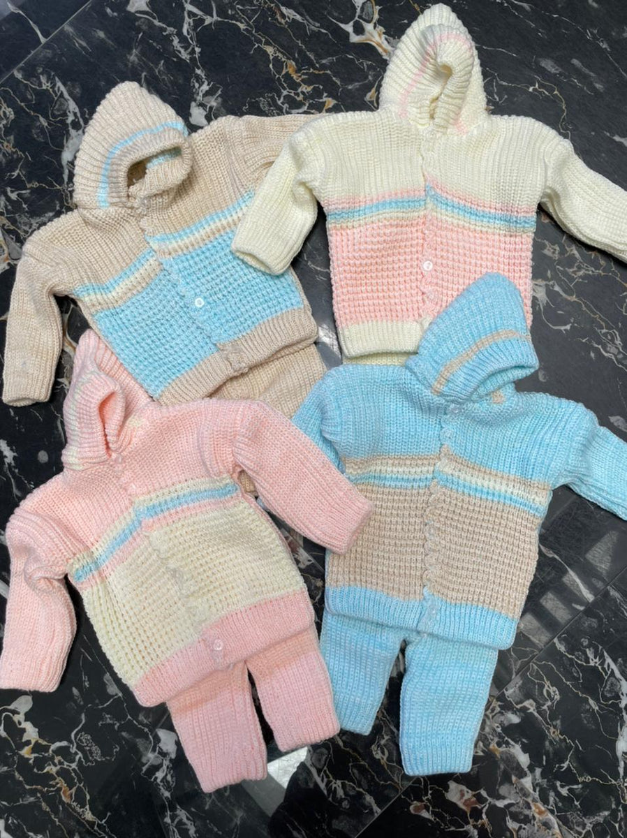 New born cheap baby woolen set