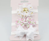 Baby Girl Bowknot Elastic Hair Band Set (3pcs)