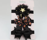 Baby Girl Bowknot Elastic Hair Band Set (3pcs)