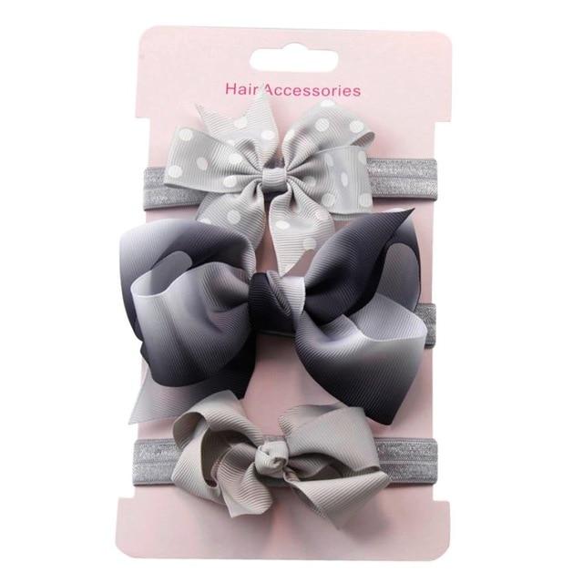 3Pcs Kids Floral Headband