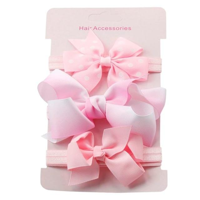 3Pcs Kids Floral Headband