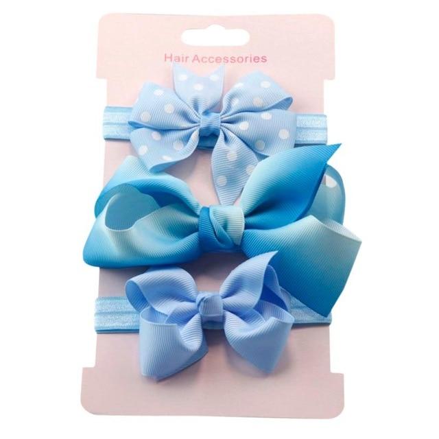 3Pcs Kids Floral Headband