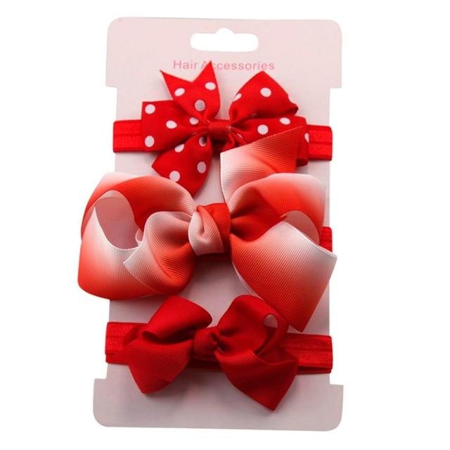3Pcs Kids Floral Headband