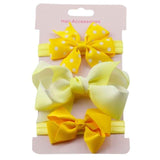 3Pcs Kids Floral Headband