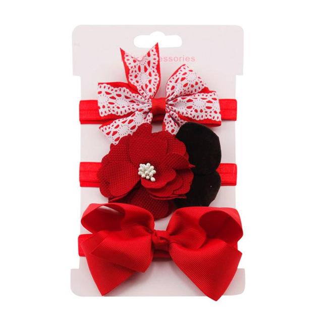 3Pcs Baby Bowknot Hairband