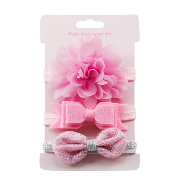 3Pcs Baby Bowknot Hairband