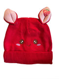 Smiley Strawberry Knitted Cap