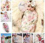 Pre-Order Swaddle With Headband (2pcs)