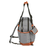 Black Stripes Baby Diaper Bag Pack