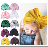 Velvet Big Bow Cap (Pack of 3)