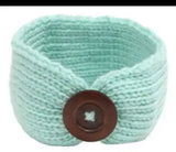 Knitted Button Headband