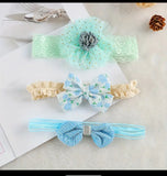 Pre-order Lace Flower Headband Set (Pack of 3)