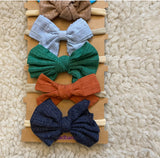 Multi Mix Bow Headband Set (8pcs)